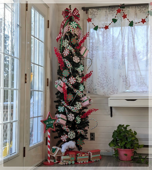 Christbaumschmuck "Pfefferminz-Taler" – Zuckersüße Deko für deinen Weihnachtsbaum!