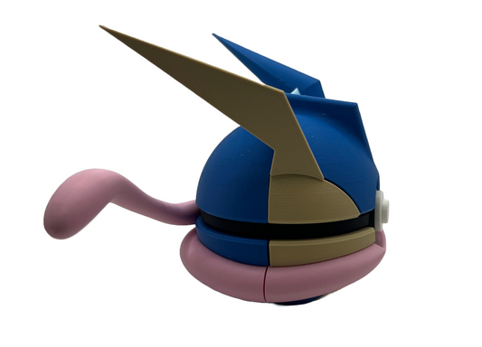 3D-gedruckten Quajutsu Ball (Greninja Ball) Charakterball - Perfekt für Sammler und Cosplay-Fans
