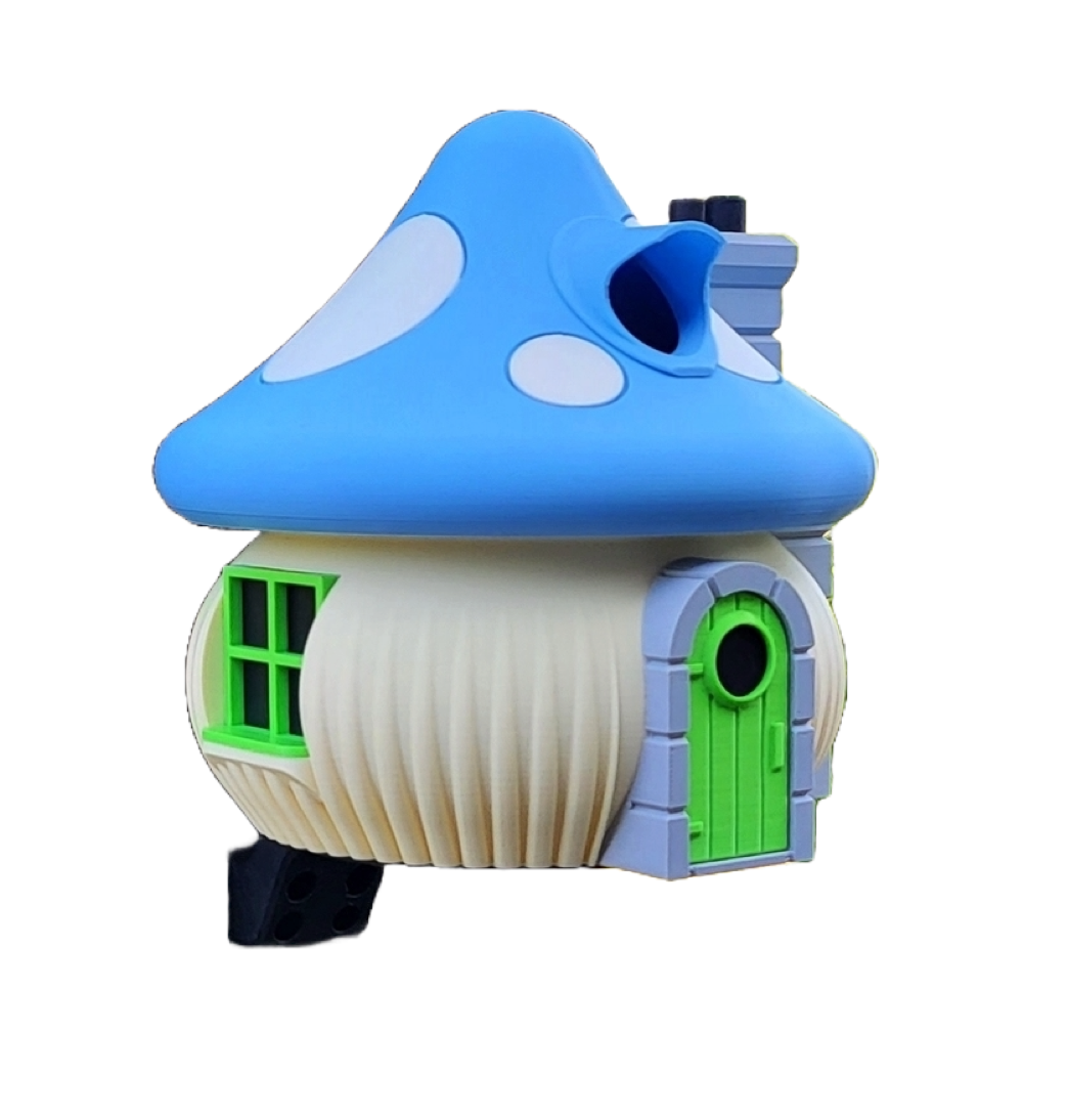 Vogelhaus "Magisches Pilzhaus" – Dein zauberhaftes Zuhause für gefiederte Märchenwesen!