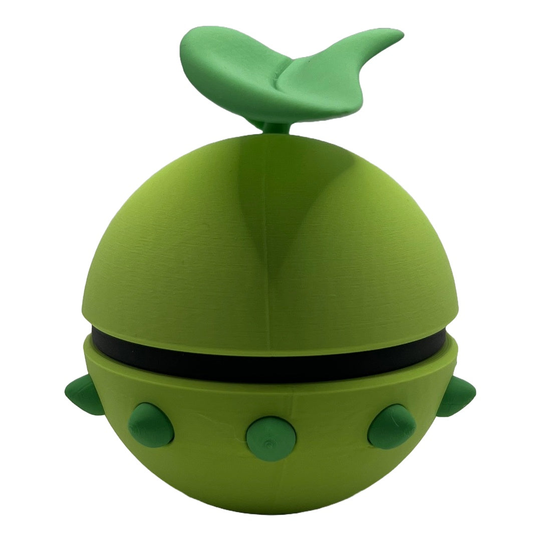 Blatt-Starter (Blatt-Kreatur) Charakterball – Einzigartiges 3D-gedrucktes Sammlerstück! 🍃💚