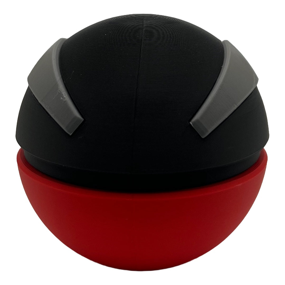 Villain Team Character Ball – Unique 3D-Printed Collectible! ⚫️🔴