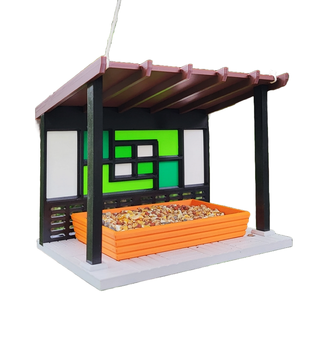 Bird feeder "Architect" – Your modern design statement for feathered friends! 🏛️🐦
