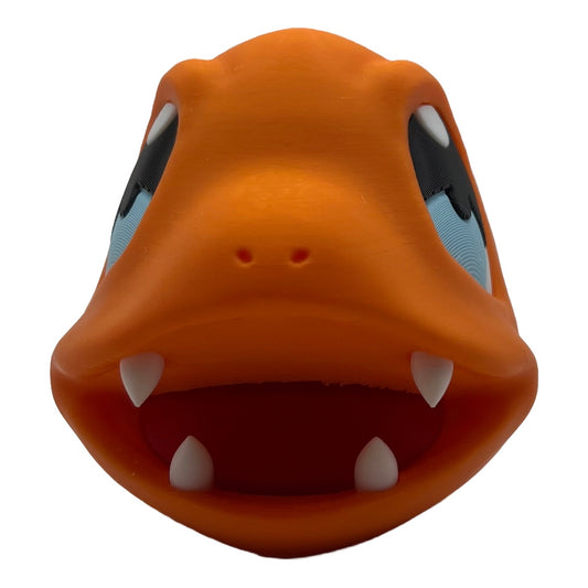 Glumanda Controller-Halter im Pokémon Stil – 3D-gedruckter Feuer-Pokémon Ständer für PS5, PS4, Xbox – Gamer Geschenk & Fanartikel Deko