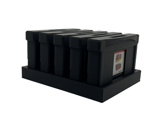 Gameboy Design Spielhalter für 5 Nintendo Switch Spiele – Retro 3D-Druck Aufbewahrung für Modulfans – Stylisches Gamer Zubehör & Geschenk