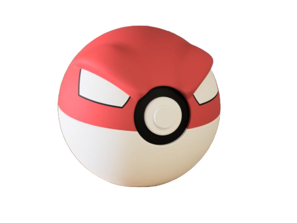 Elektro-Ball Charakterball – Dein 3D-gedruckter Elektro-Ball für Sammler & Cosplay! ⚡️🔴