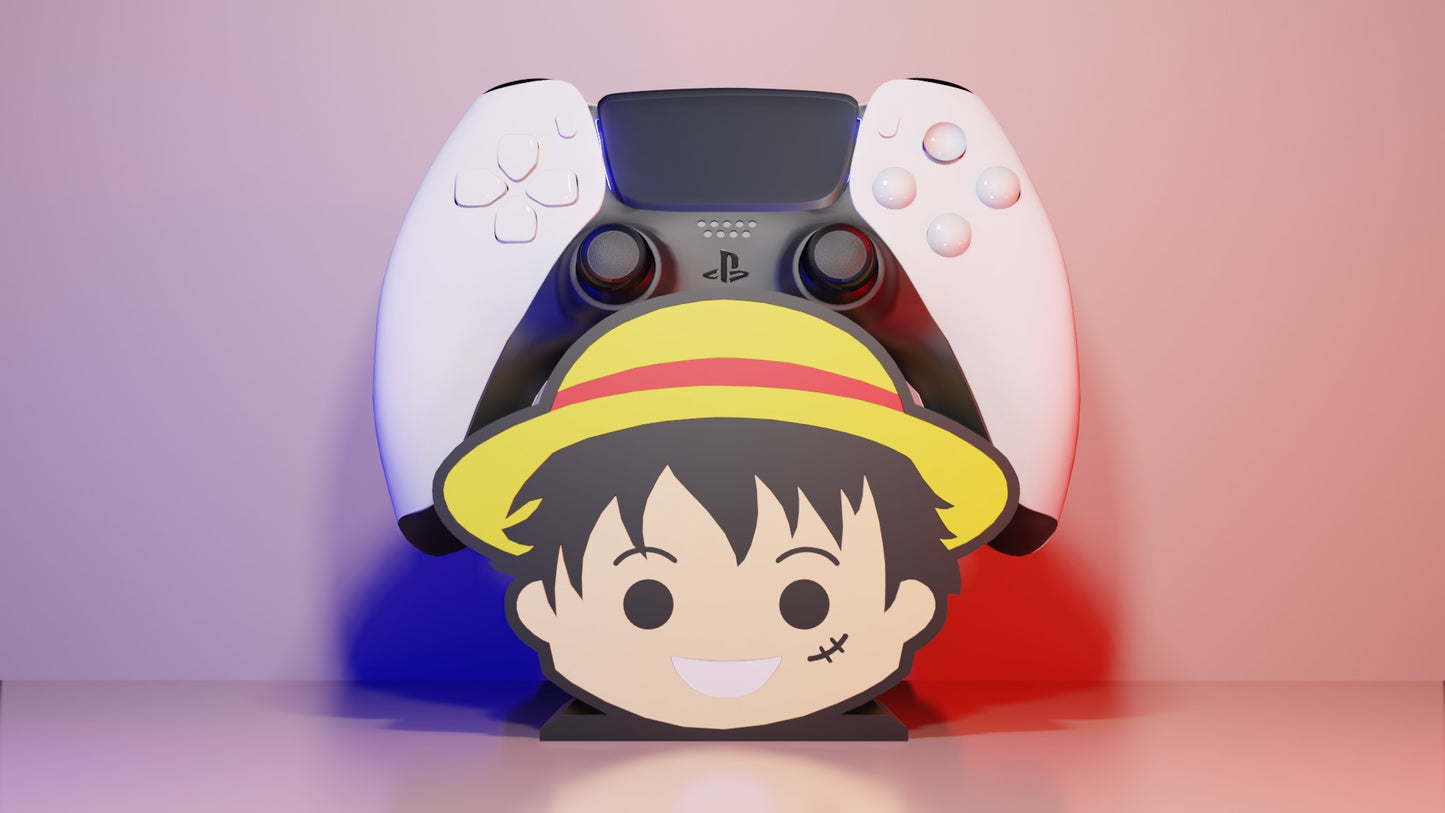 Monkey D. Luffy Controller Holder – The Pirate King for your gaming setup!