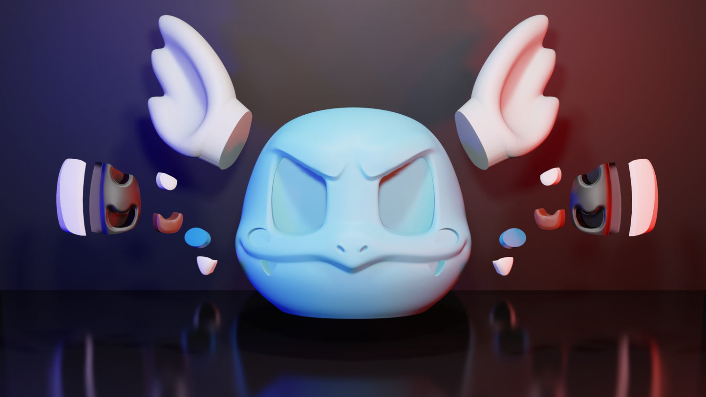 Schillok (Wartortle) Controller Holder – Your loyal gaming companion!