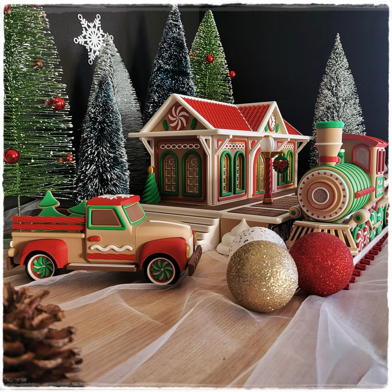 Weihnachts-Truck "Lebkuchen-Express" | Deko-Auto Weihnachten
