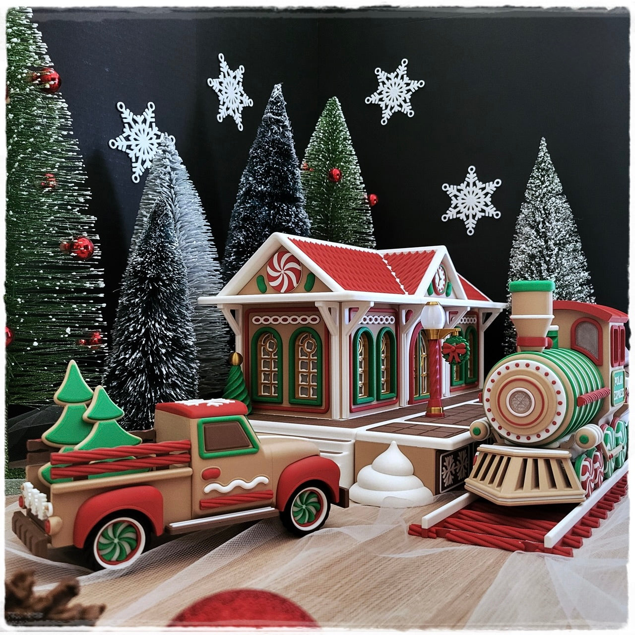 Weihnachts-Truck "Lebkuchen-Express" | Deko-Auto Weihnachten