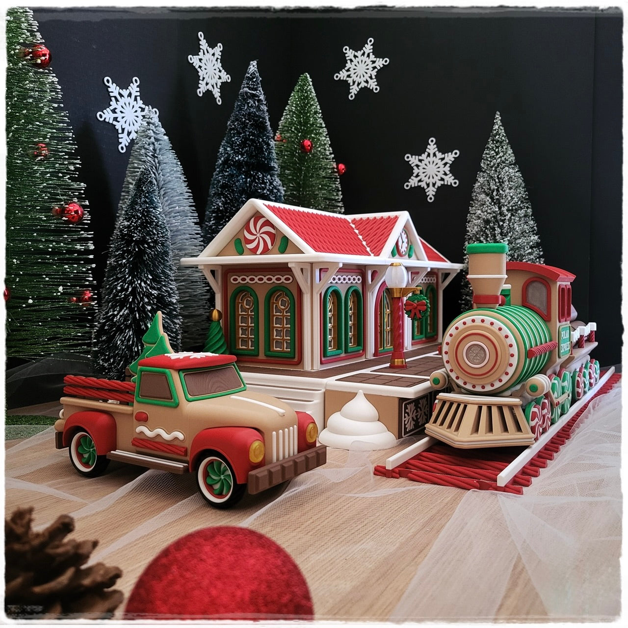 Weihnachts-Truck "Lebkuchen-Express" | Deko-Auto Weihnachten
