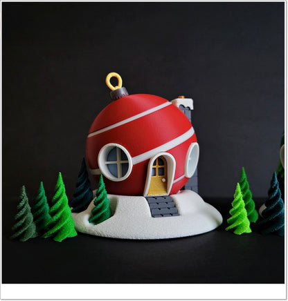 Weihnachtskugel "Winterwunderland" | Weihnachtsdeko Haus