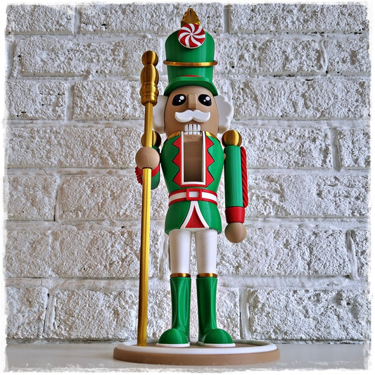 🎄 Dekorativer Nussknacker "Klassik" | Weihnachtsfigur 3D-Druck 🎅