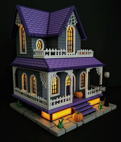 Beleuchtetes Halloween-Spukhaus – Deine ultimative Grusel-Dekoration! 👻🎃