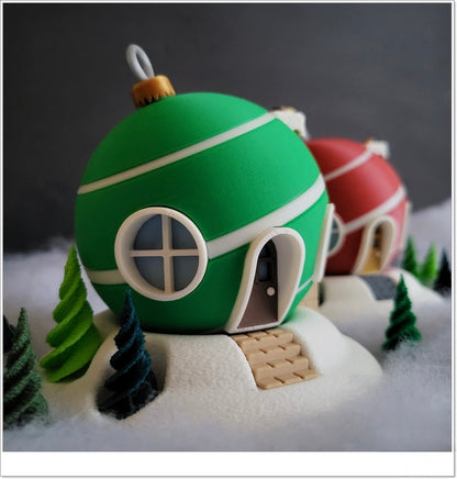 Weihnachtskugel "Winterwunderland" | Weihnachtsdeko Haus