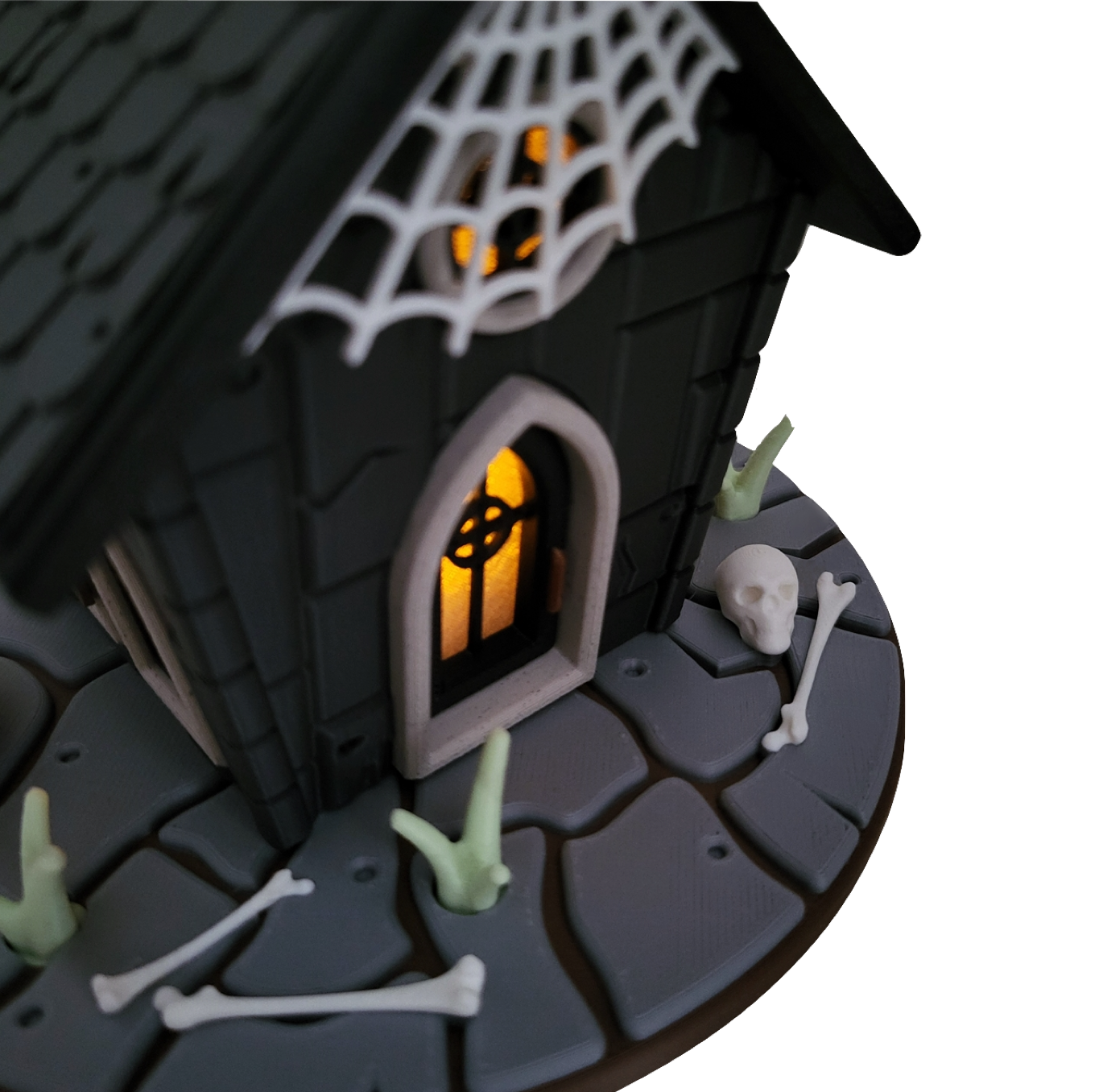 Beleuchtete Halloween-Kapelle – Deine ultimative Grusel-Dekoration! ⛪💀