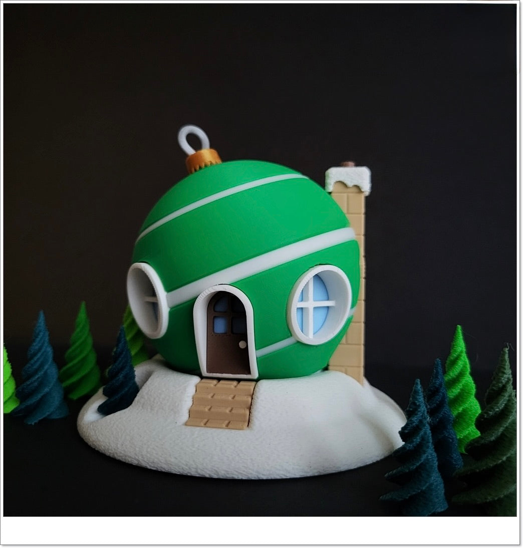 Weihnachtskugel "Winterwunderland" | Weihnachtsdeko Haus