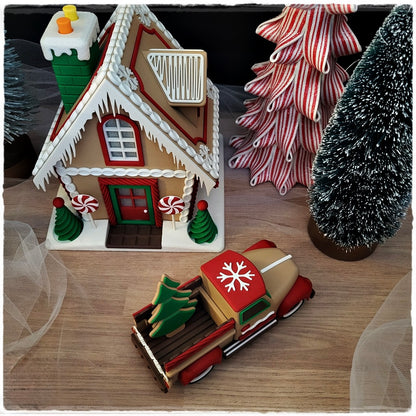 Weihnachts-Truck "Lebkuchen-Express" | Deko-Auto Weihnachten