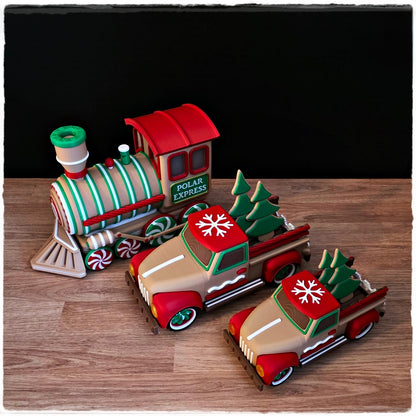 Weihnachts-Truck "Lebkuchen-Express" | Deko-Auto Weihnachten