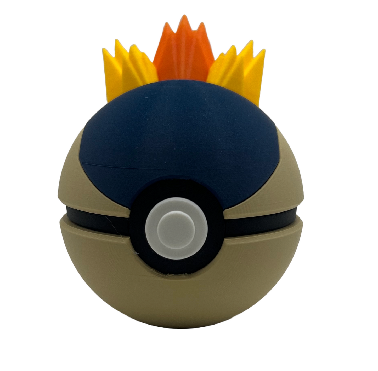 Feuer-Igel Charakterball – Dein 3D-gedruckter Feuer-Igel für Sammler & Cosplay!