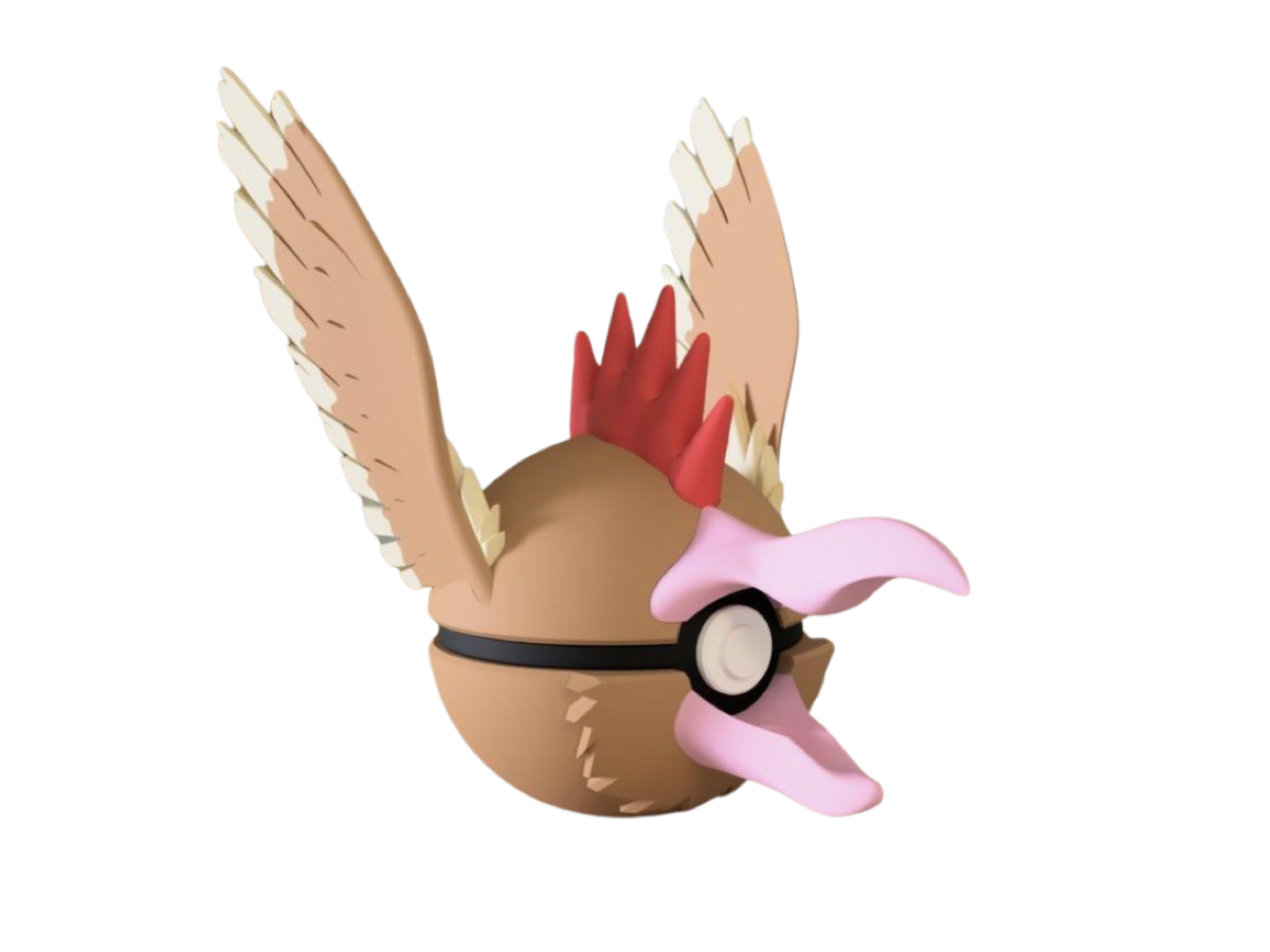 3D-printed spear-bird Ibita ball character ball - Perfect for collectors and cosplay fans