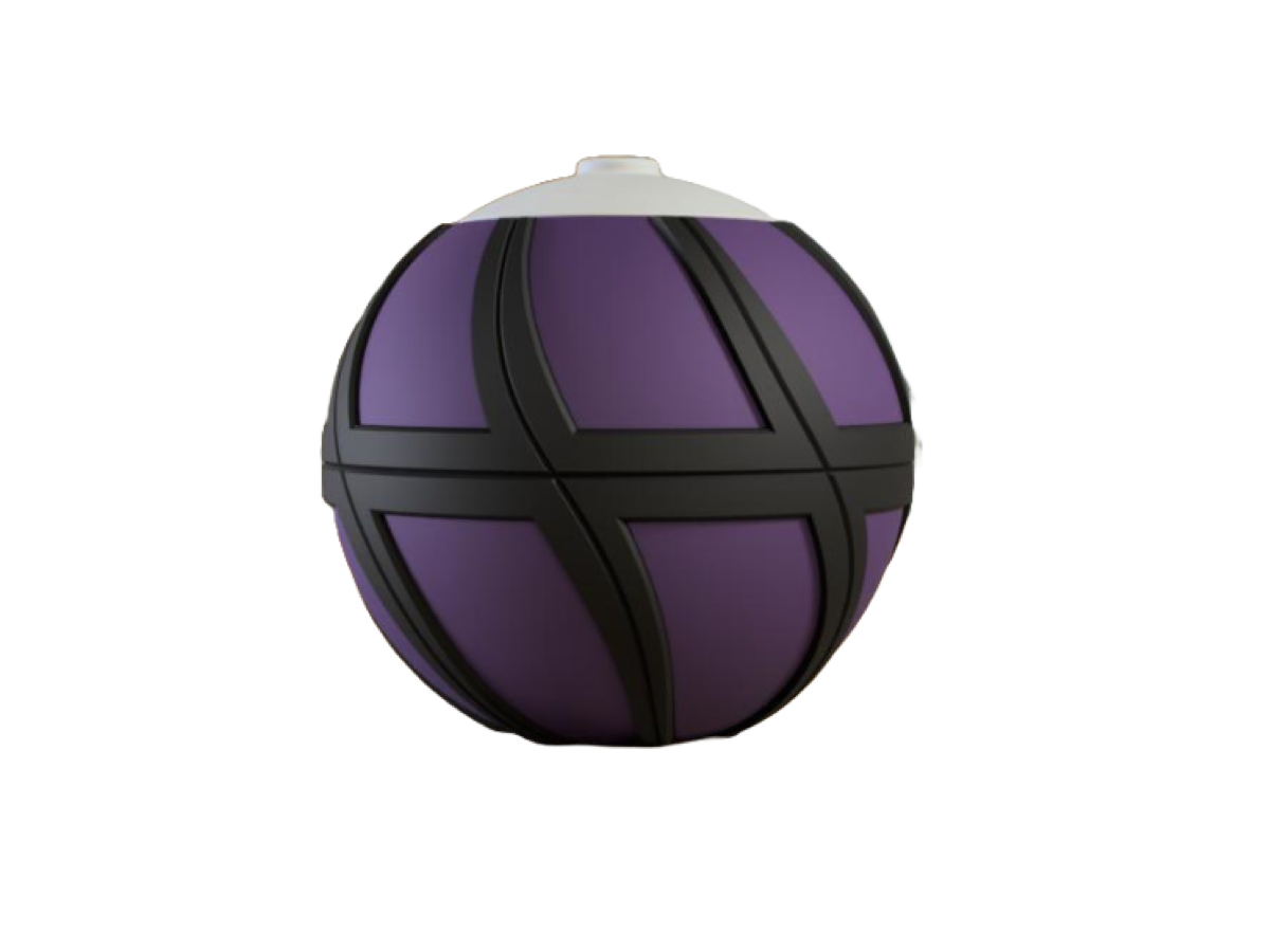 Creatures Dark Ball – Unique 3D-printed collectible! 🌑💜
