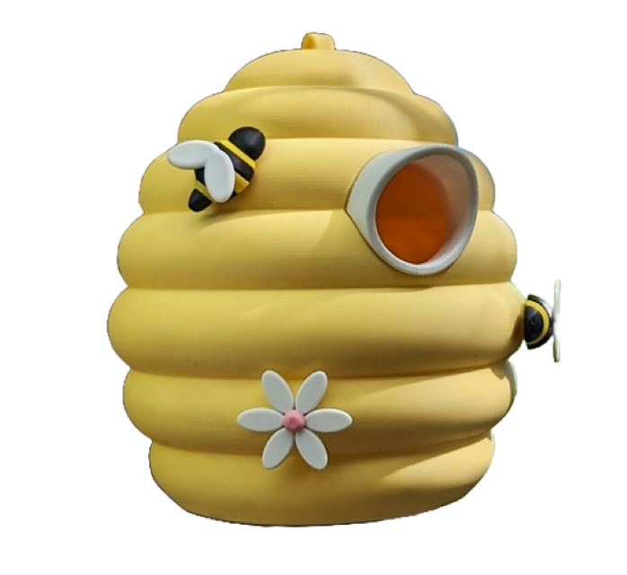 Vogelhaus "Süßer Bienenkorb" – Dein summendes Zuhause für gefiederte Freunde!