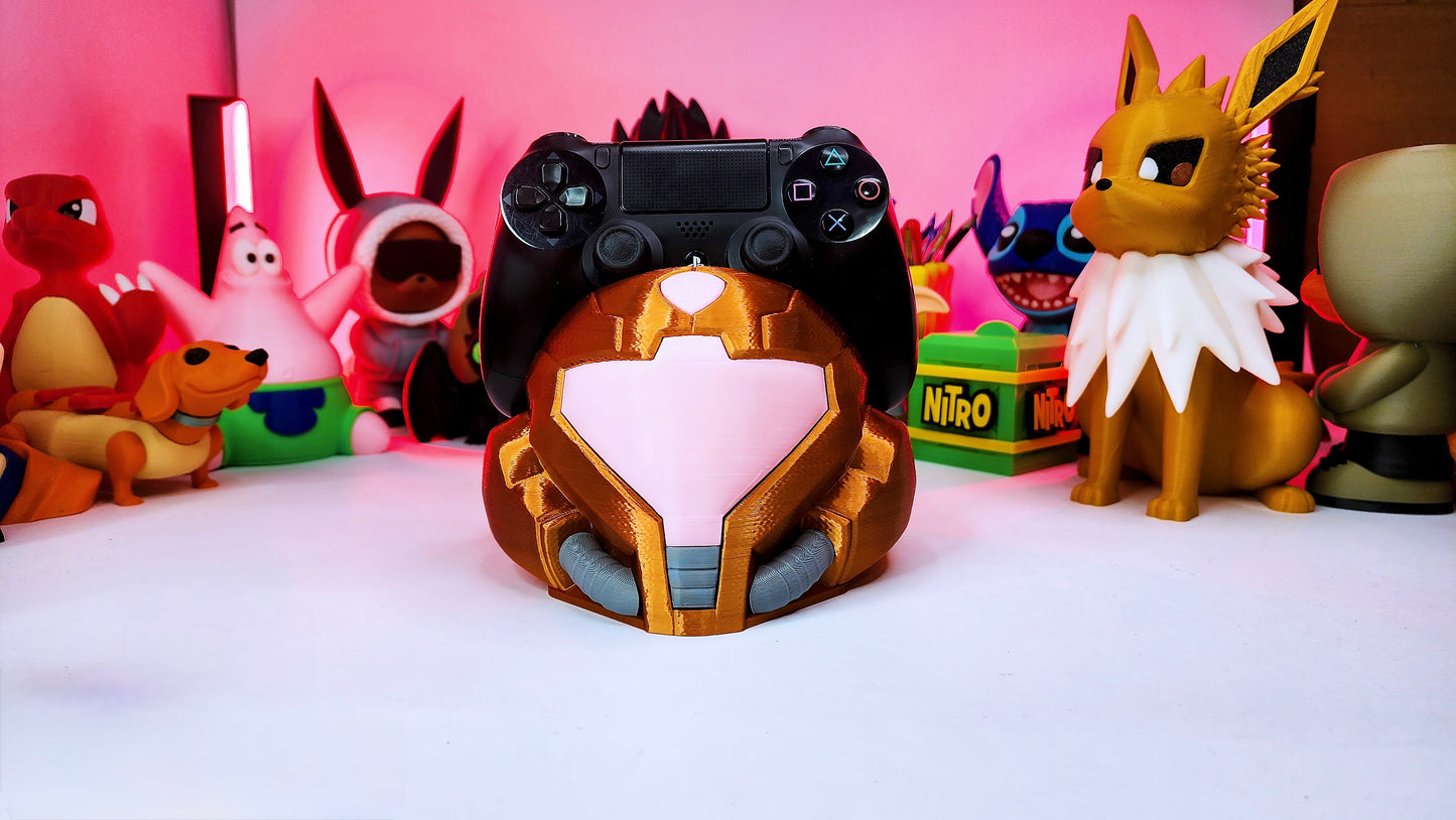 Samus Aran Helm Controller-Halter – Legendärer Ständer für dein Gaming-Setup!