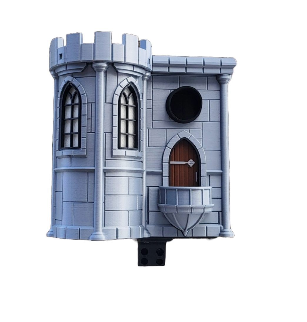 Vogelhaus "Märchenhafte Burg" – Dein königliches Zuhause für gefiederte Ritter!