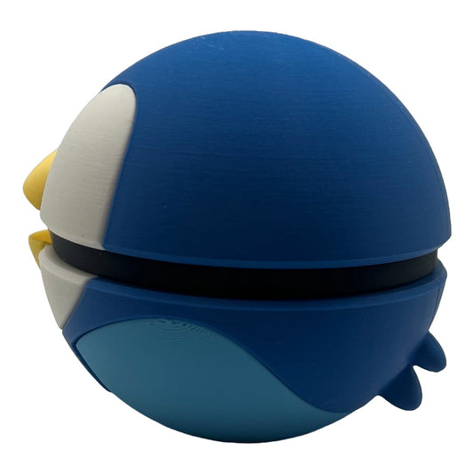 Plinfa (Piplup) Charakterball – Dein 3D-gedruckter Pinguin-Starter für Sammler & Cosplay!