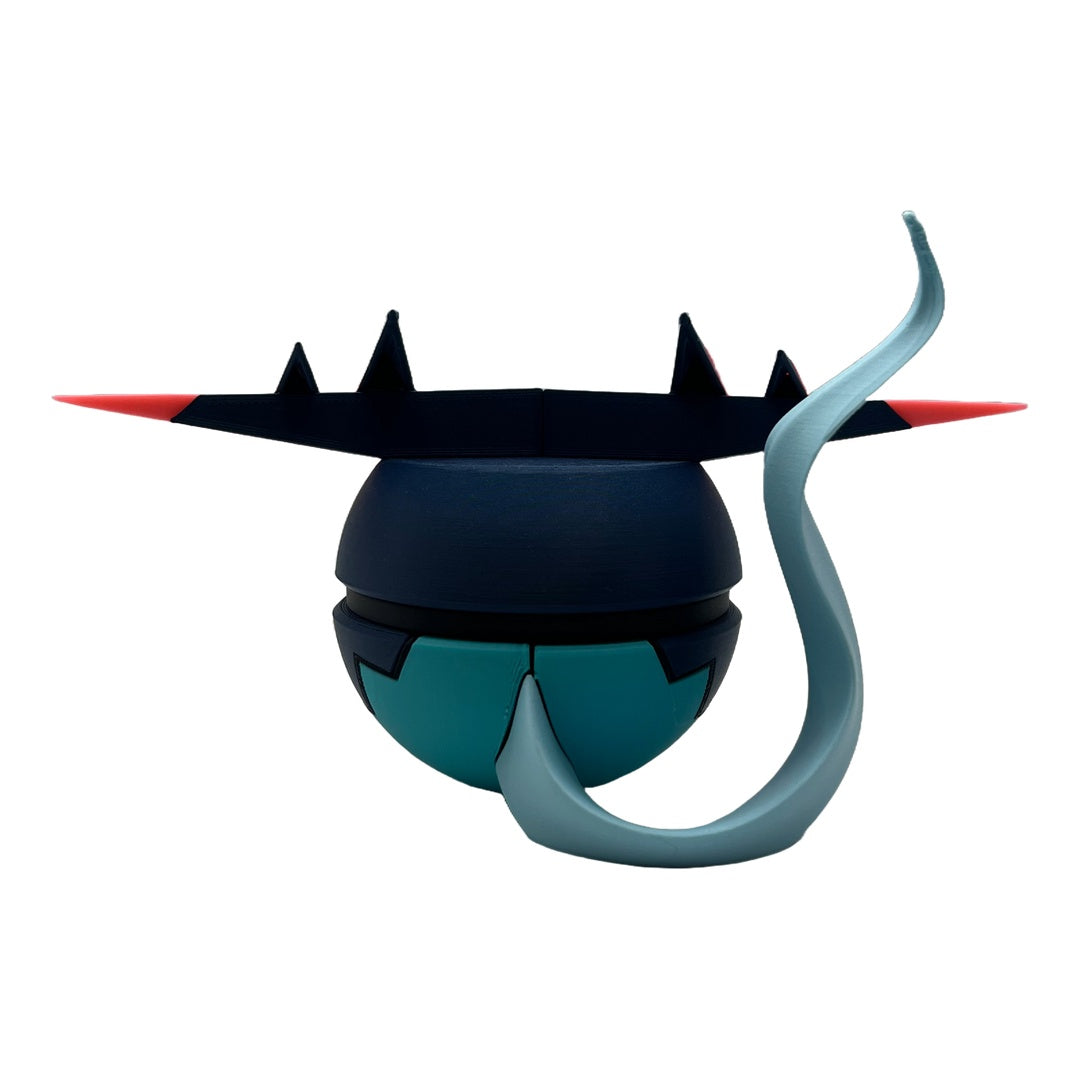 Katapuldra (Dragapult) Charakterball – Einzigartiges 3D-gedrucktes Sammlerstück!