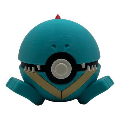 Wasser-Krokodil Charakterball – Einzigartiges 3D-gedrucktes Sammlerstück!