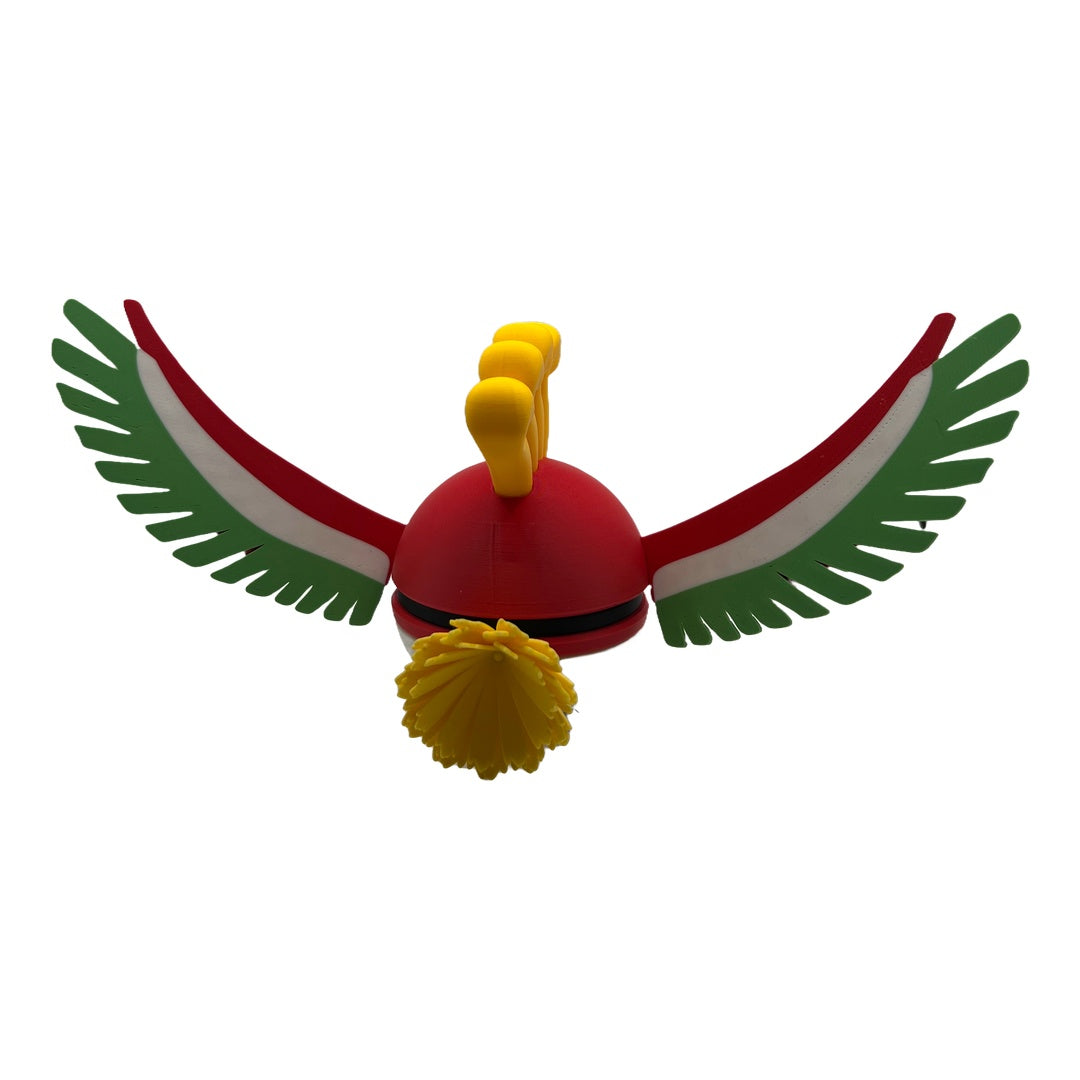 3D-printed Ho Oh Ball character ball - Perfect for collectors and cosplay fans