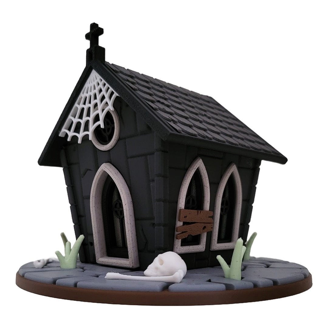 Beleuchtete Halloween-Kapelle – Deine ultimative Grusel-Dekoration! ⛪💀