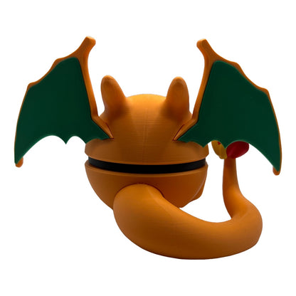 Mächtiger Drachen-Charakterball – Ein feuriger Herrscher