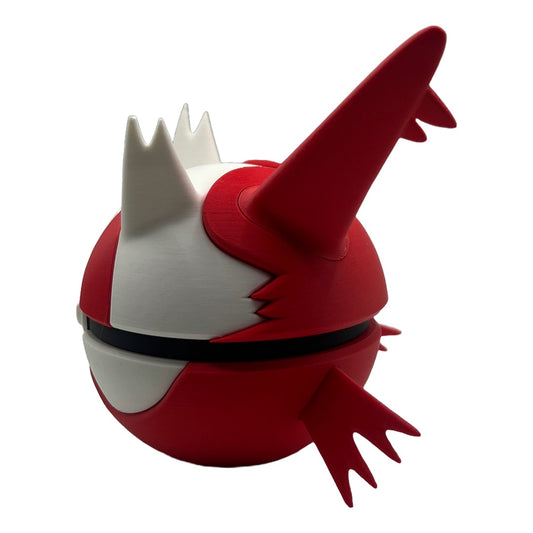 Legendärer Rote Flug-Kreatur Charakterball – Einzigartiges 3D-gedrucktes Sammlerstück!