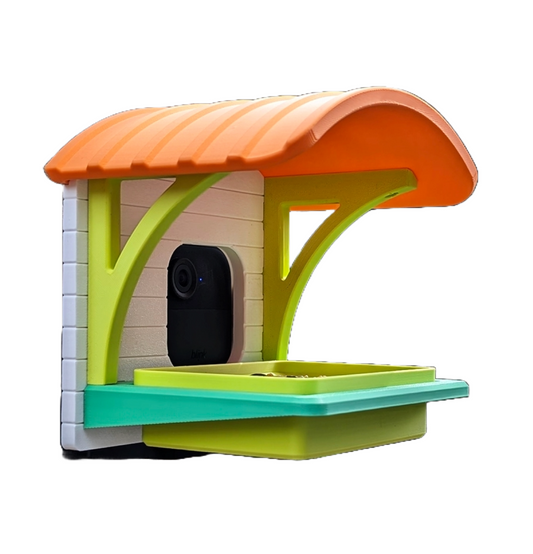 Modernes Vogelfutterhaus mit Kamerahalterung für Amazon Blink – Beobachte deine gefiederten Freunde!