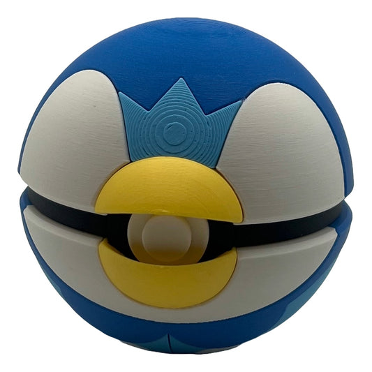 Plinfa (Piplup) Charakterball – Dein 3D-gedruckter Pinguin-Starter für Sammler & Cosplay!