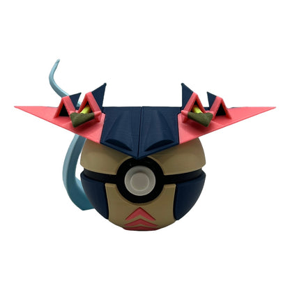 Katapuldra (Dragapult) Charakterball – Einzigartiges 3D-gedrucktes Sammlerstück!