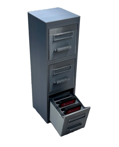 Aktenschrank Spieleaufbewahrung – Dein Büro-Tresor für 18 Nintendo Switch Spiele!