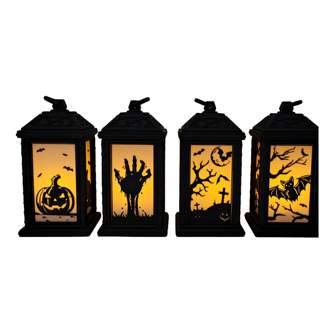 Halloween LED-Teelicht-Laterne – Deine stimmungsvolle Grusel-Deko!