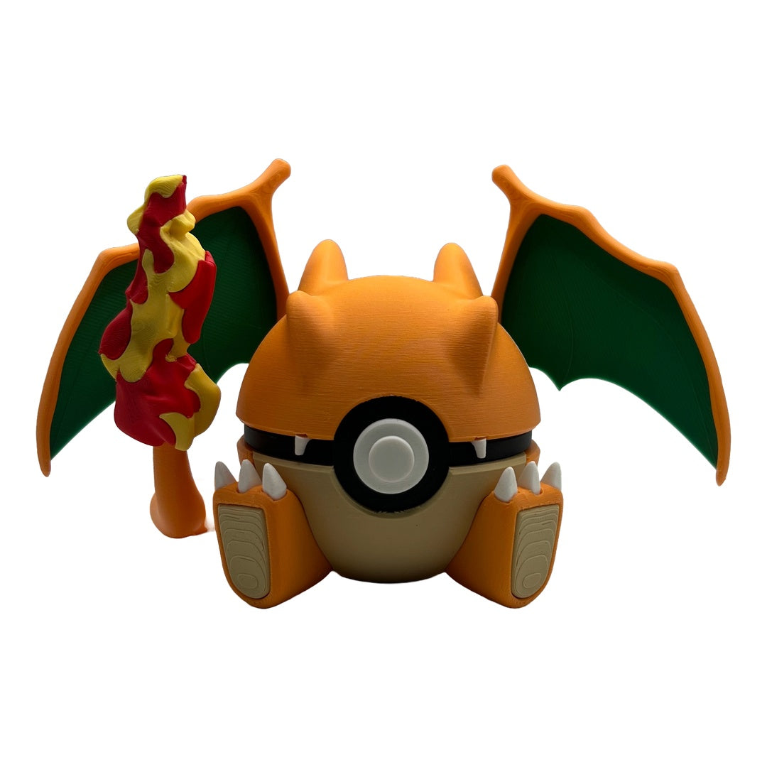 Mächtiger Drachen-Charakterball – Ein feuriger Herrscher