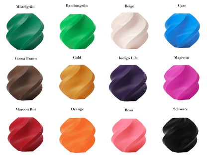 "Zweisamkeit" - Moderne Paar-Skulptur mit Rillenstruktur in über 40 Farben