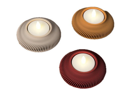 6er - Set Teelichthalter zum Jahr der Schlange – Inspiriert von der Eleganz der Laternenkunst