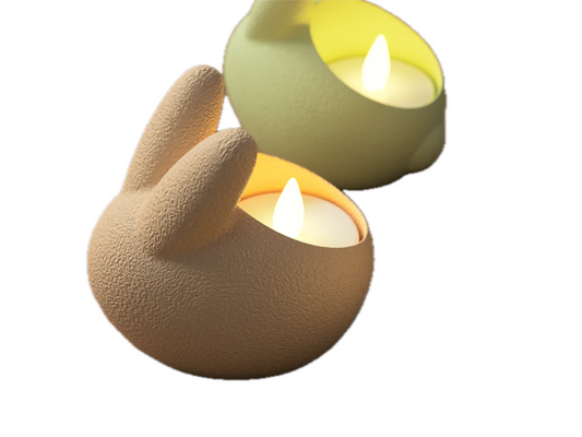 **🐰 Set of 6 Easter Bunny Tealight Holders – Stylish Decoration for Easter &amp; Spring