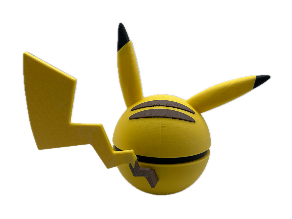 3D-printed electric mouse ball character ball - Perfect for collectors and cosplay fans