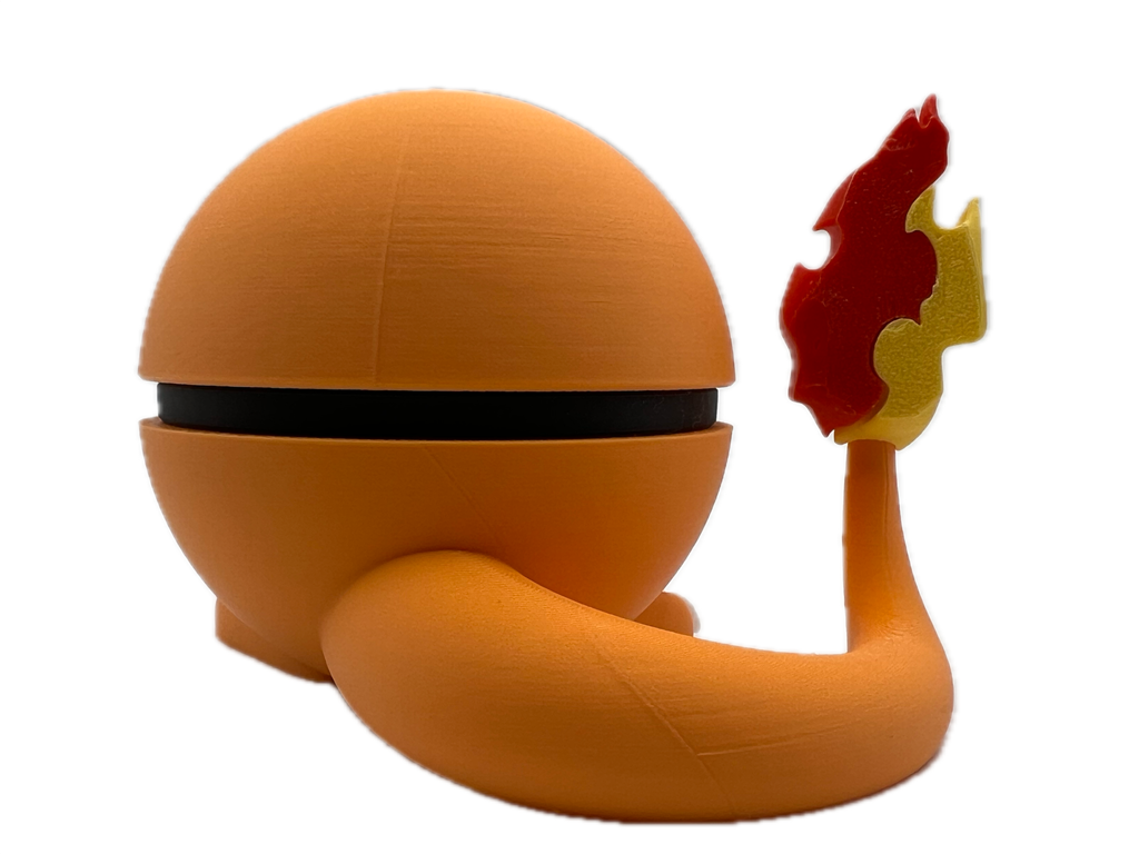 3D-gedruckten Feuer-Starter Ball Charakterball - Perfekt für Sammler und Cosplay-Fans