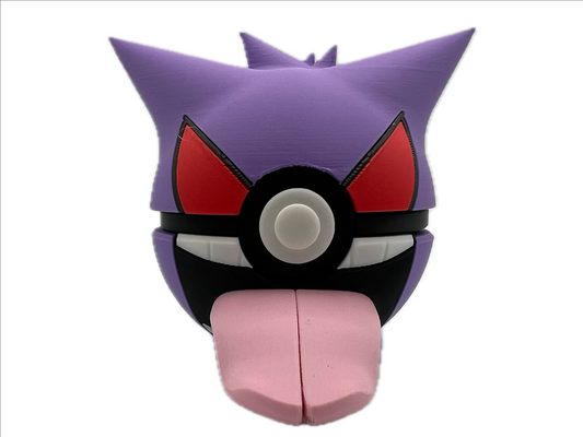 3D-gedruckten Geister-Meister (ausgestreckte Zunge) Ball Charakterball - Perfekt für Sammler und Cosplay-Fans