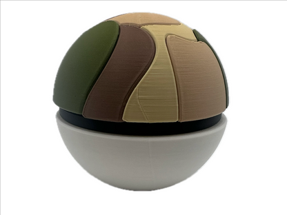 3D-gedruckten Safari-Sammelball Charakterball - Perfekt für Sammler und Cosplay-Fans