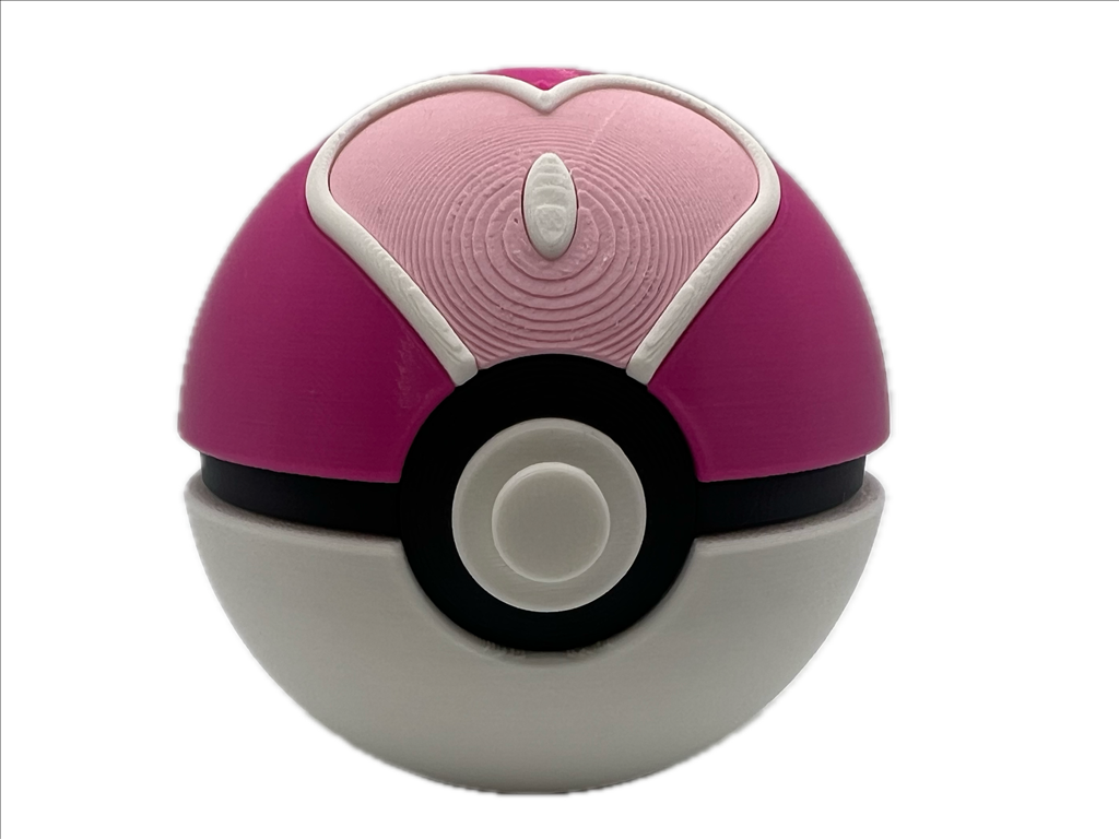 3D-gedruckten Rosa Sammelball (Rosa Sammelball) Charakterball - Perfekt für Sammler und Cosplay-Fans