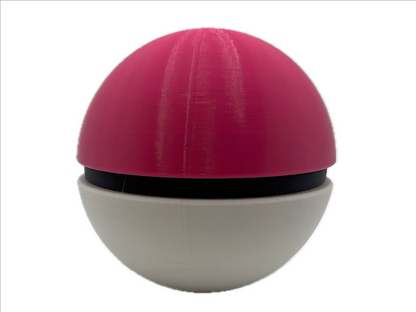 3D-gedruckten Rosa Sammelball (Rosa Sammelball) Charakterball - Perfekt für Sammler und Cosplay-Fans